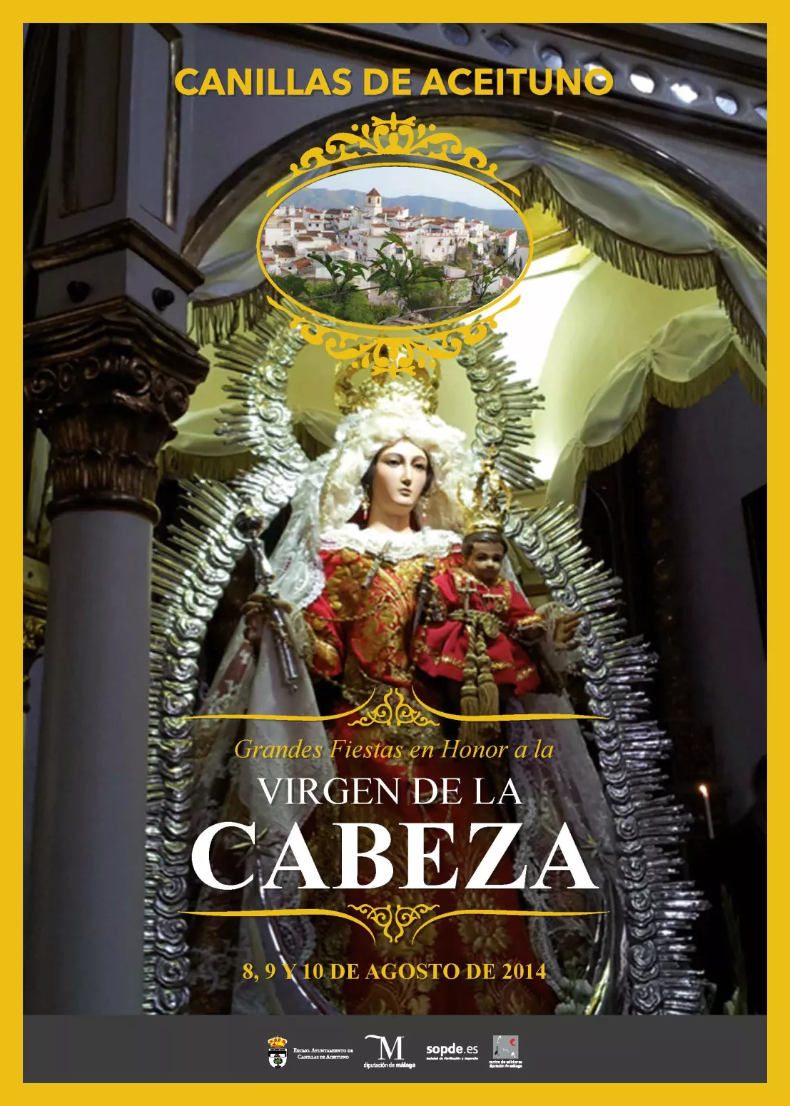 Fiestas en honor a la Virgen de la Cabeza 2014 Canillas de Aceituno